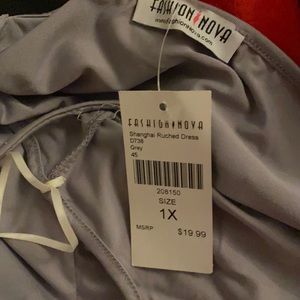 Spaghetti ruched dress